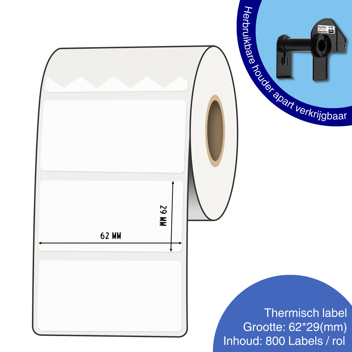 Brother DK-11209 Labels Eigenschappen