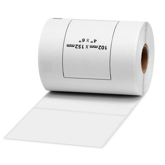 Brother compatible labels - DK-11241 - 102 x 152mm - Permanent - 200 labels/rol - Exclusief houder